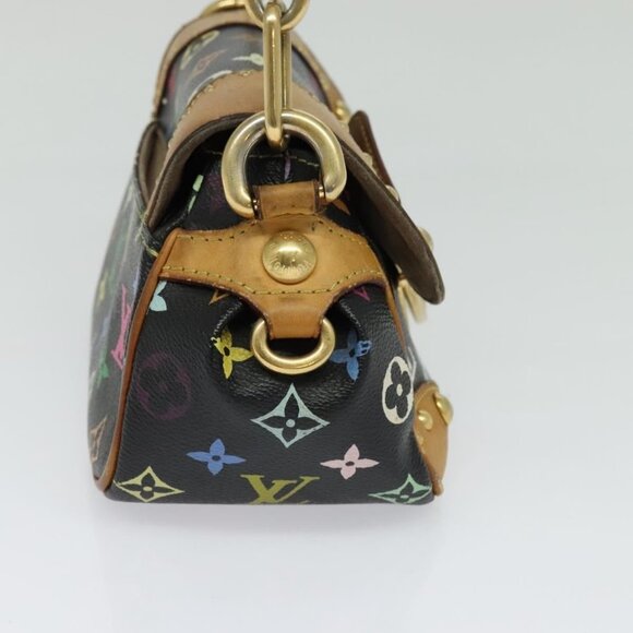 LOUIS VUITTON Monogram Multicolor Marilyn Shoulder Bag Black M40128 Auth 131815 - Picture 5 of 16
